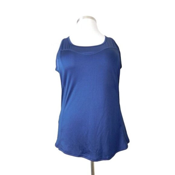 Grand Slam Size XL Navy Blue Tennis Tank Style Activewear Sporty Top - Picture 1 of 3